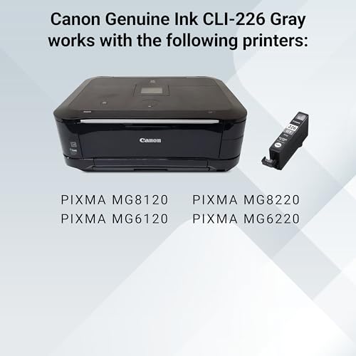 Canon CLI-226 Genuine Gray Ink Tank, Compatible with MG8120, MG6120, MG8220, and MG6220 Printers - image 6