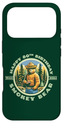 Happy 80th Birthday Smokey Bear Officially Licensed X}zP[X iPhone 17 Pro p