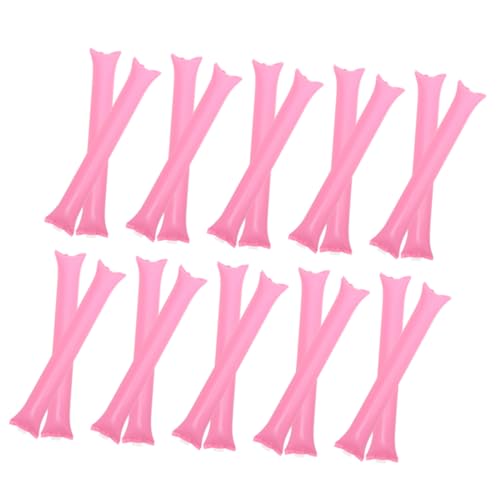 Kisangel 50 Pcs Palo De Animacion Palo De Animacion Globos De Neón Palos De Inflables Flotadores Estadio Generador De Ruido Pompones De Porristas Traqueteo Paso Boom Educación Física