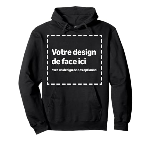 Sweat À Capuche Personnalisé avec Votre Image Recto-Verso