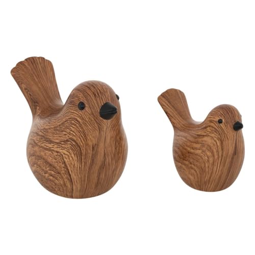 Atmosphera - Lot de 2 Oiseaux Family Corner céramique