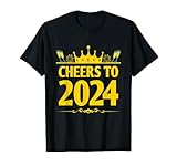 Photo Gallery saluti al 2024 buon anno bere nye drinker party maglietta Photo Gallery saluti al 2024 buon anno bere nye drinker party maglietta