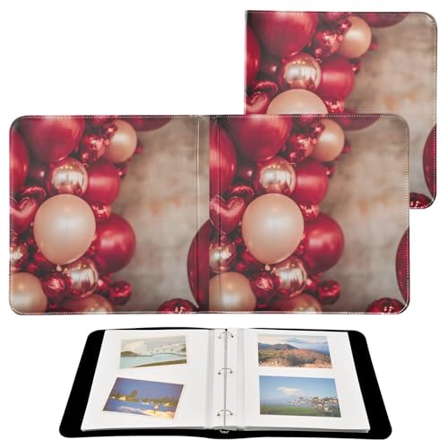 Álbum de fotos FLildon de cuero PU autoadhesivo DIY Scrapbook con anillas de 3 argollas, 40 páginas, 11.8 x 11.2 pulgadas miniatura 2