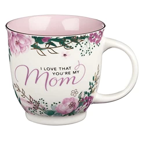 Christian Art Gifts Pink Floral Ceramic Coffee Mug – 14 ...