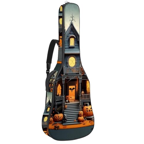 Sac guitare acoustique rembourré Halloween pour transporter votre basse aux répétitions