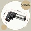Bwintech 3 pcs 4mm Elbow One Way Flow Pneumatic Check Valve, Push to Connect Air Tube Fitting for Air Compressor