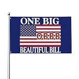 One Big Beautiful Bill Flag Sign 3x5 Obbb I Support One Big Beautiful Bill Act Flag Banner Tapestry For Yard R