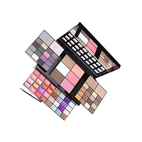 BESTYASH Cosméticos Colores Paleta De Sombras De Ojos Labial Rubor y Base Crema Combinación De Maquillaje Para Mujeres y Niñas