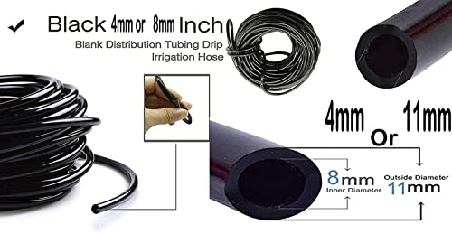 Image of DIY Crafts 40mtr, 4 /7 Pipe 4mm, Flexible Pipe-Hose Only Watering Tubing Hose Drip Pipe PVC Hose Irrigation System Watering Systems Greenhouse Lawn, Plants, Garden,Patio (Fle (40mtr, 4 /7 Pipe 4mm)