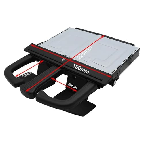 Support gobelet voiture robuste | Porte-gobelet pliable rétractable noir