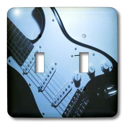 Guitare à bascule Bleu 3dRose décorez votre studio de musique - 4