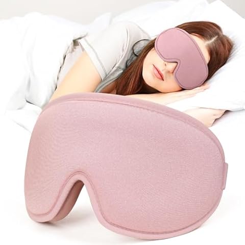 RESTCLOUD 3D Contoured Sleep Mask for Comfort Cover
