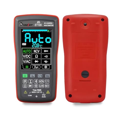 ET13S 192*192 Thermal Imager Camera 9999 Counts Digital Multimeter 2 in 1 IR Camera for Automobile Pipe Heating Inspect(ET13S)