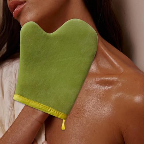 Manopla autobronceadora – Aplicador elástico de muñeca bronceado, guante ergonómico instantáneo preciso de amplia cobertura para cuerpo y familia, para mezclar la cara y las piernas - imagen 7