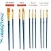 30 PCS Acrylic Paint Brushes Set (3×10 Pack), All-Levels Artist Paint Brushes for Acrylic, Watercolor, Oil Painting - Fine Detailing with Durable Nylon Bristles, Kid-Friendly & Classroom Supplies