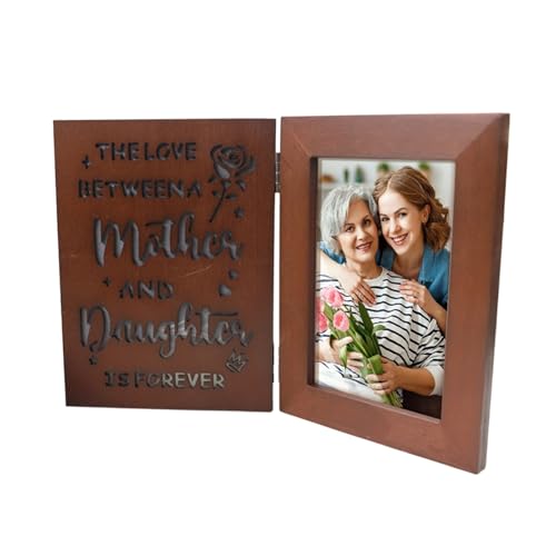 Laikoutd Illuminated Picture Frame With Adjust Led Light Romance Wood Photo Display For Home Decoration Picture Holders