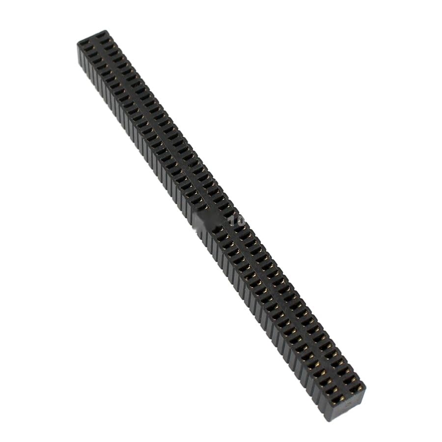 50 sztuk na partię 1,27 mm 2 x 50 pinów dwurzędowy prosty żeński pasek nagłówka