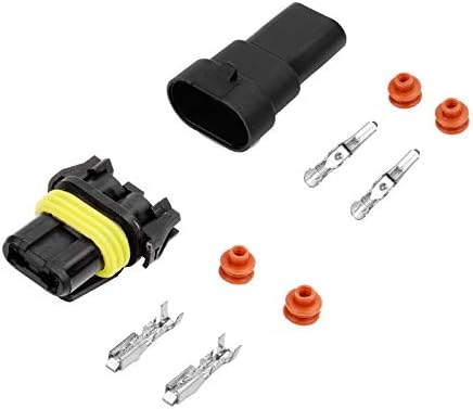Miniatura 2 de 9006 9005 HB4 HB3 conector impermeable macho y hembra adaptador de cable conectores para faros antiniebla
