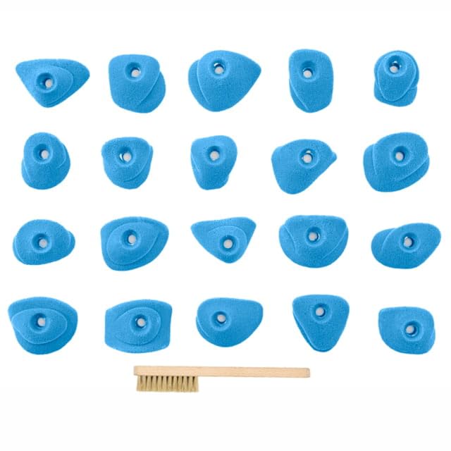 TRANGO Climbing Buttons, Blue, 301107-1301-99