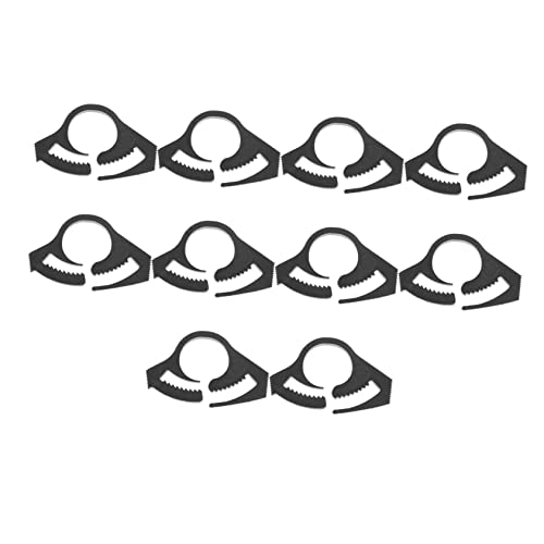 LIFKICH 10pcs Hose Nylon Ratcheting Clips Wire Guard Ring Cable Lock Buckle Easy Adjustment Clamp for Hoses Cables