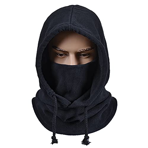 Cachecol,Lianai Calça polar de lã polar de inverno balaclava de esportes de inverno boné protetor fa
