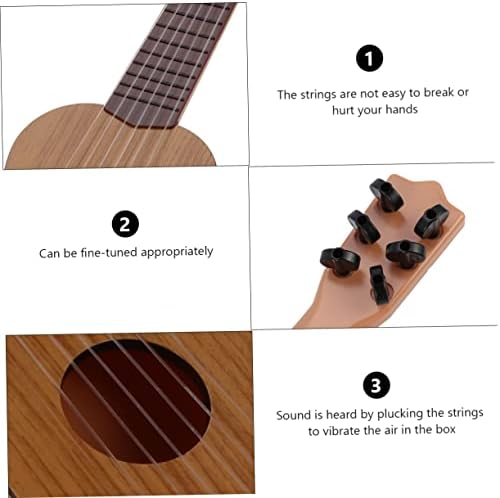 KICHOUSE Guitar Toy Baby Musical Instruments Musical Toys for Toddler Musical Instruments Toy Audio Mini 8 41KX2N3Y+WL. AC