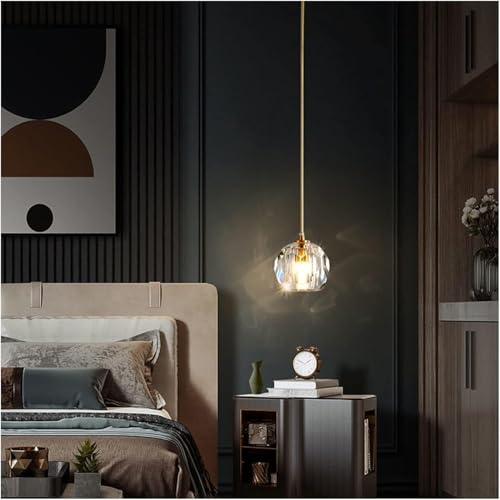 Chandelier Crystal Single Head Post Modern Minimalist Restaurant Bar Net Red Light Luxury Room Chandelier