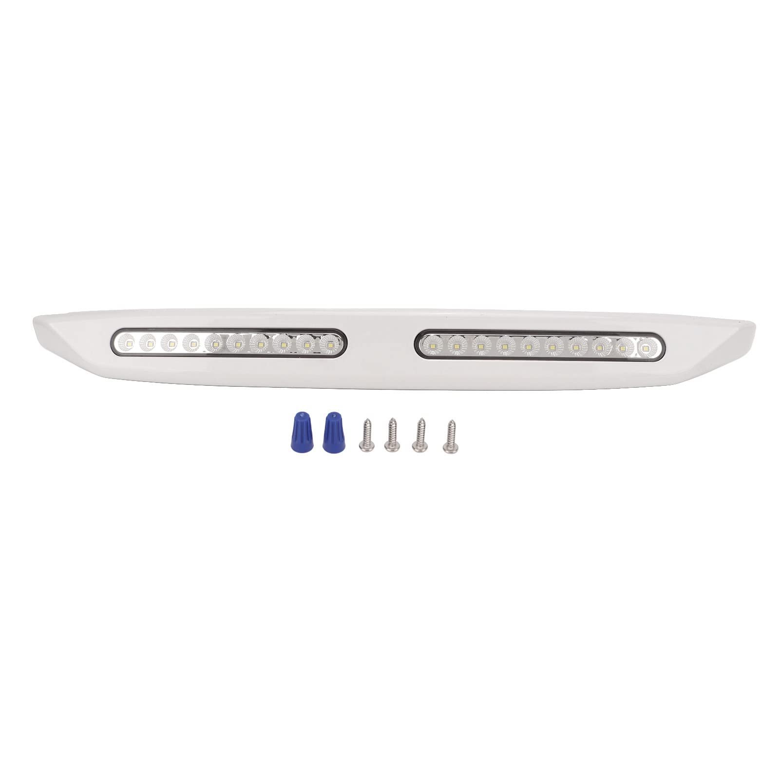 aqxreight Barra Luminosa per Camper 20 LED Luci per Veranda Luci Esterne Impermeabili Camper per Yacht (WHITE)