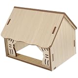 Cabane pour hamster : idéale pour que votre animal se repose, dorme et joue toute l'année. un parfait pour les petits animaux, une cachette idéale pour les hamsters