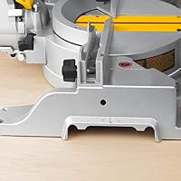 DEWALT Paneelsäge 1675W DWS780 inkl. Zubehör – Mit 305x30 mm HM-Sägeblatt ideal für den Innenausbau – Hohe Schnittkapazität & LED Schnittlinien Anzeige, DWS780-QS, Gelb - Schwarz, DEWALT DWS780-QS - Ingletadora Telescópica 1675W - Ø 305mm - Electrónica + XPS – Ansicht 7