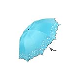 Material: Poliéster + Vinilo Soleado/Lluvia Paraguas de doble uso Protector solar Protección UV Paraguas plegables Paraguas Creative Pastoral_A23