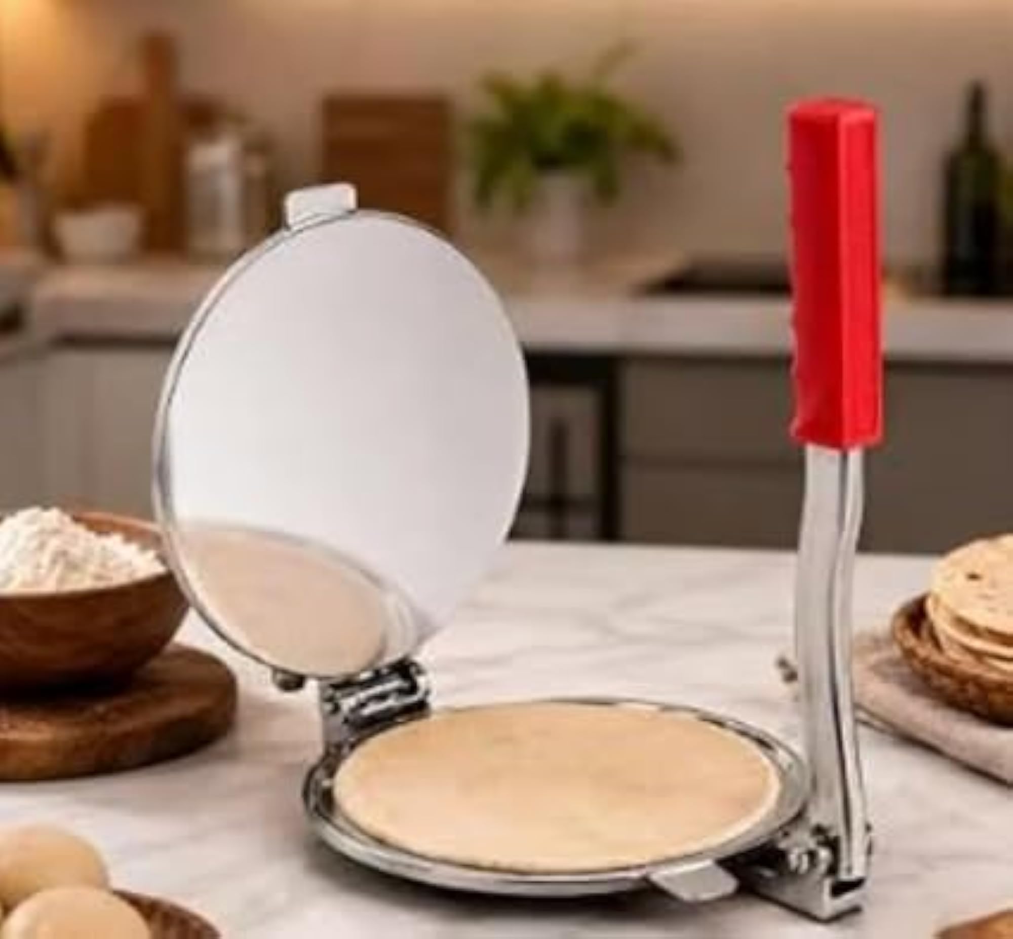 Stainless Steel Puri Maker and Dough Press