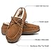DREAM PAIRS Men's Moccasin Slippers Fuzzy Plush House Shoes Indoor Outdoor Fleece Lining Loafers,Size 10,Tan,FUR-LOAFER-01