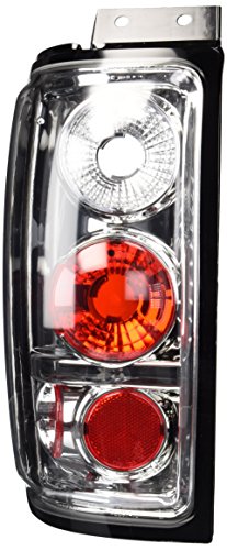 Spec-D Tuning Chrome Housing Clear Lens Tail Lights Compatible with 1997-2002 Ford Expedition, Left + Right Pair Assembly