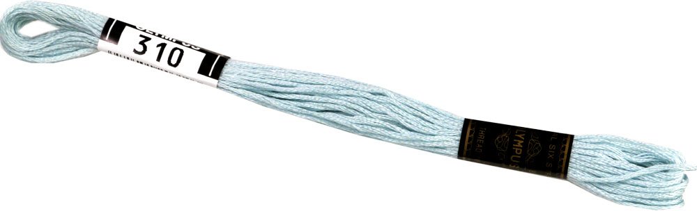 Fil écheveau 6 brins Orimupasu Col.310 pour broderie sans nœud et point de croix
