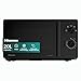Hisense 700 Watts 20 Litre Inverter Microwave Oven H20MOBP1HIUK Black, Automatic Defrost, 5 power levels, Easy Clean, H24.1 x W43.4 x D32.9 cm Freestanding