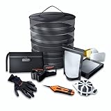 Spider Farmer Grow Tent Accessories Kit 9-in-1 - Indoor Plant Care Tools with Pruning Shears, 30X-60X Magnifier, Drying Rack, Airtight Storage Bags & Gloves for Hydroponics/Indoor Gardening