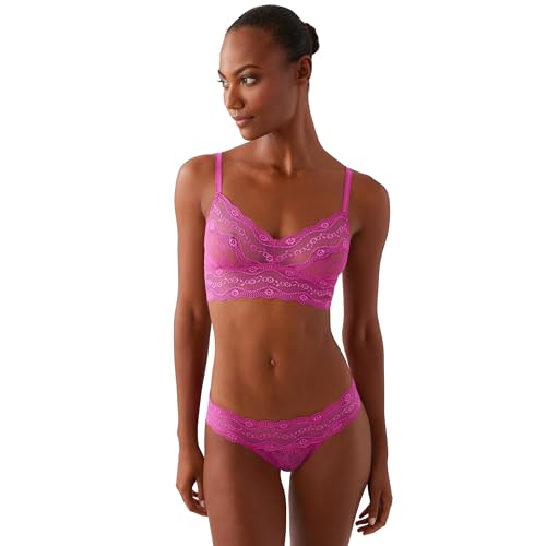 Image of b.tempt'd by Wacoal Women's Lace Kiss Sheer Unlined Wire Free Bralette