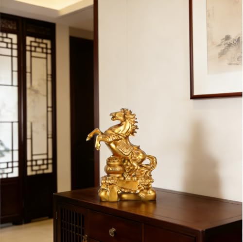 Estatua Feng Shui de Caballo de Resina para Decoración miniatura 5
