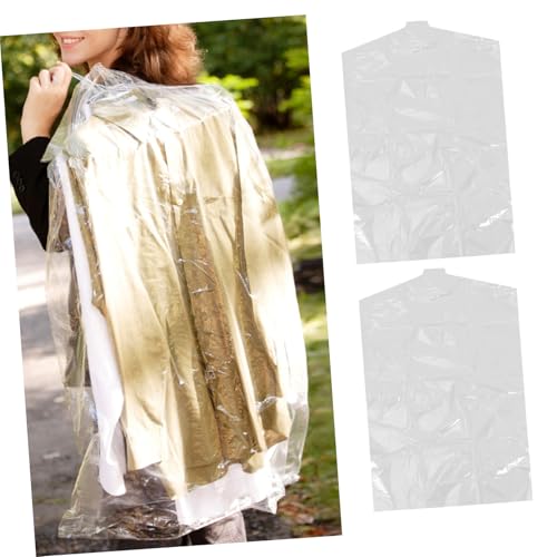 30pcs Clear Suit Bags for Closet Storage Transparent Garment Covers for Dresses Coats and Uniforms Dustproof Clothing Storage for Home and Travel Use 5