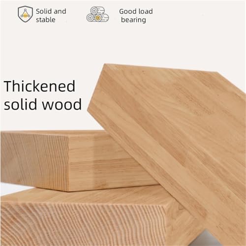 Perchero de madera plegable para falta de espacio con estante en dormitorio 3