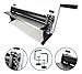 18-Inch Pizza Dough Roller Machine with Hand Crank - Pasta Maker, Dough Sheeter Features Non-Stick Rollers with Thickness Control - Solid Steel and Aluminum Construction