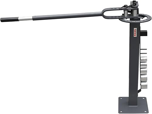 Miniatura 3 de KAKA INDUSTRIAL YP-38 Dobladora de metal tipo piso, resistente y versátil dobladora de metal compacta con 7 troqueles