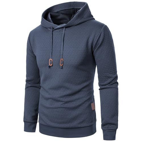 Sudadera con capucha para hombre con manga larga para otoño