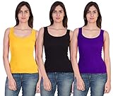 17Hills Combo of 3 Tank Top Vest Camisole Sando for Women (XX-Large,