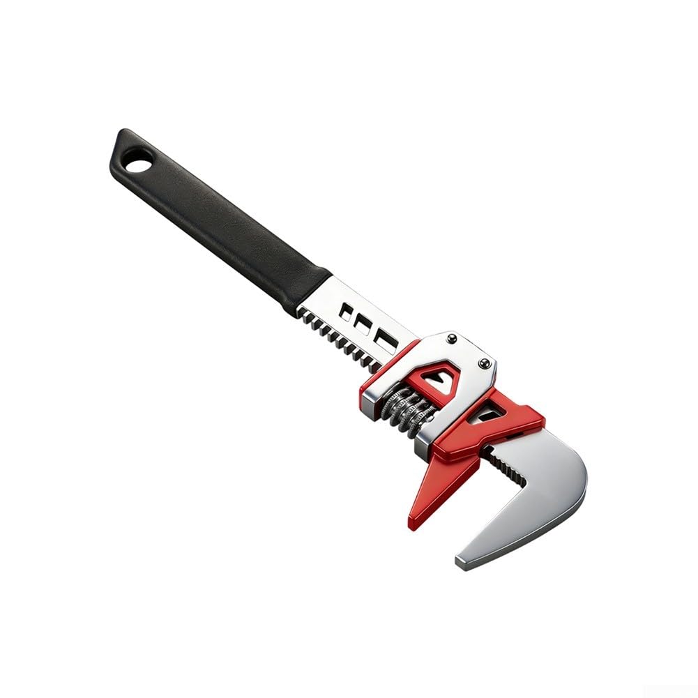 Llave de tubo ajustable resistente de 12 pulgadas con apertura de 0 a 75 mm de ancho, herramienta de liberación rápida tipo F de acero de alto carbono, para válvulas, tuercas hexagonales y tuberías