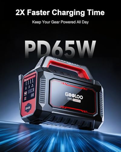Image of GOOLOO GT Truck PRO 10000A & 64000mAh Jump Starter with 65W Fast Charge | Supersafe 12V Car Battery Jumper Starter Portable - LiFePO4 Power Pack - 36 mo. Standby - LED Light - For All Gas All Diesel