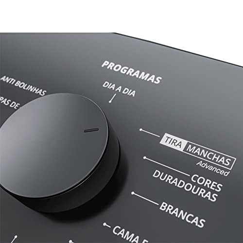 Máquina de Lavar Brastemp 12Kg titânio com Ciclo Tira Manchas Advanced e Ciclo Antibolinha - BWK12A9