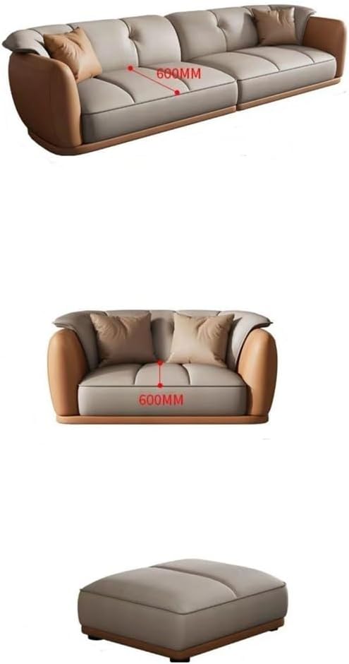Italian Sofa Living Room Large and Small Inline Soft Reclining Down Leisure