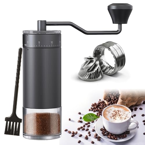 Portable Manual Coffee Grinder with with CNC Stainless Steel...